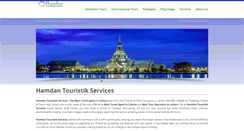 Desktop Screenshot of hamdantouristik.com